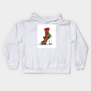 Christmas Shoes Kids Hoodie